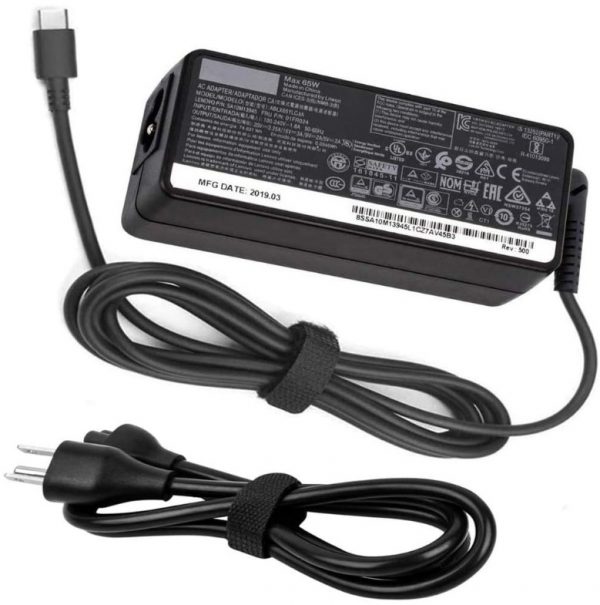 65W AC Charger for Lenovo ThinkPad- TYPE C (NEW) - Image 2